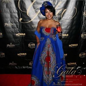 Beautiful custom made African print dress